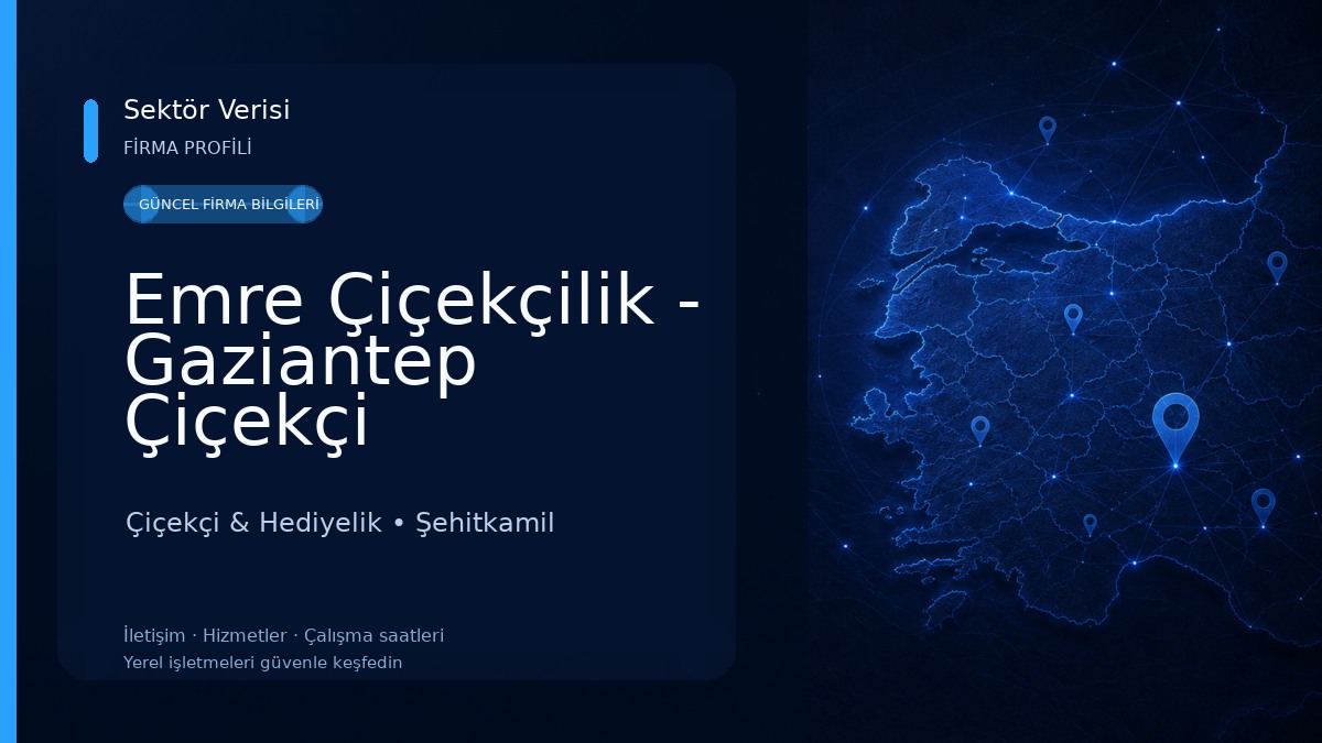 Emre Çiçekçilik - Gaziantep Çiçekçi Çiçekçi & Hediyelik