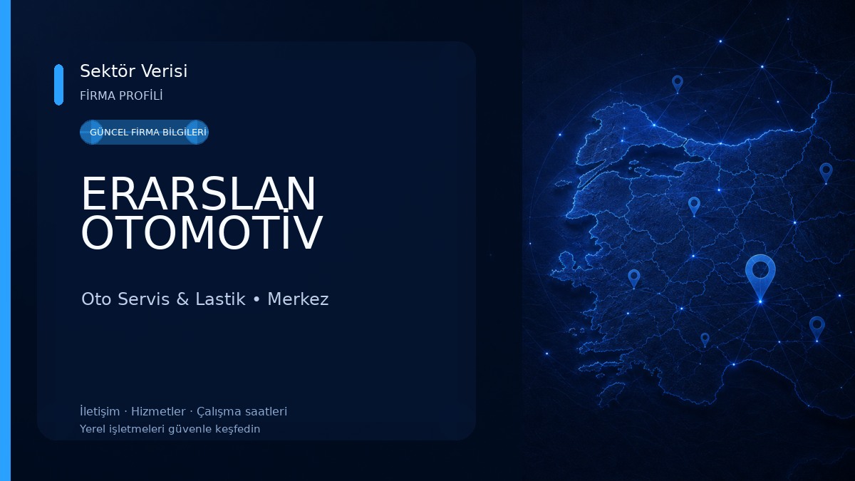 ERARSLAN OTOMOTİV Oto Servis & Lastik