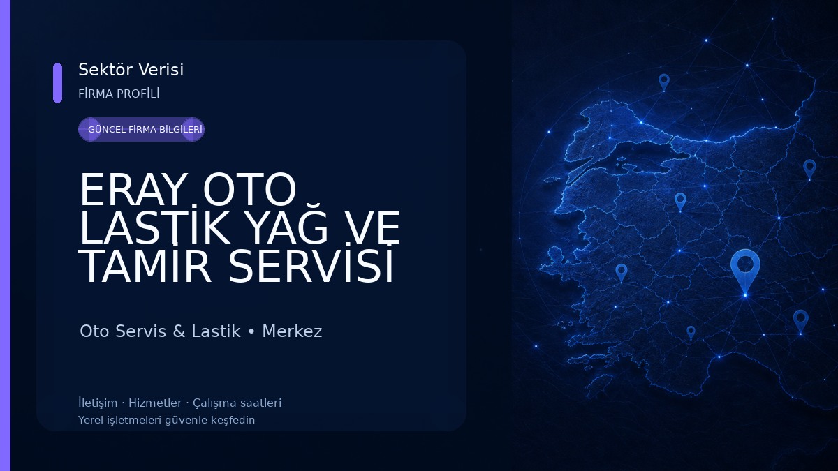ERAY OTO LASTİK YAĞ VE TAMİR SERVİSİ Oto Servis & Lastik