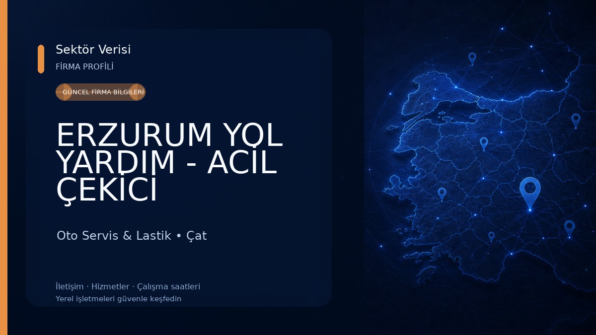 ERZURUM YOL YARDIM - ACİL ÇEKİCİ HİZMETLERİ VE OTO KURTARMA Oto Servis & Lastik