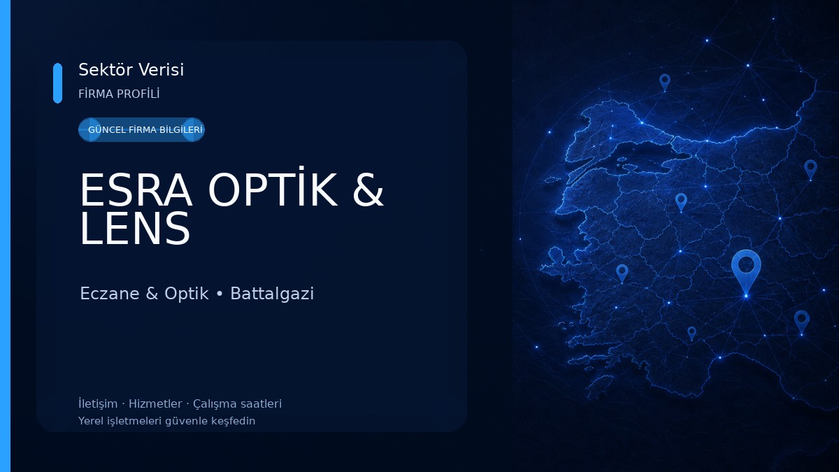 ESRA OPTİK & LENS Eczane & Optik