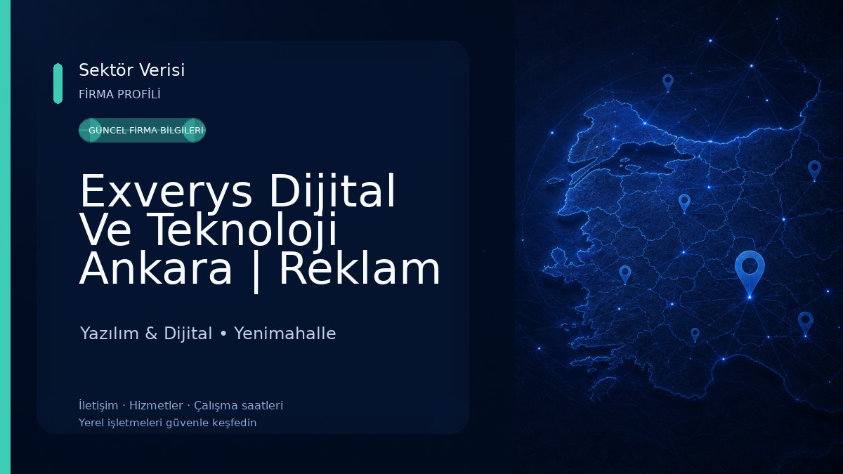 Exverys Dijital Ve Teknoloji Ankara | Reklam Yönetimi, Sosyal Medya Yönetimi ve Yazılım Hizmeti Yazılım & Dijital