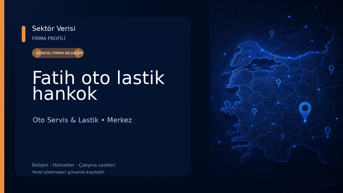Fatih oto lastik hankok Oto Servis & Lastik