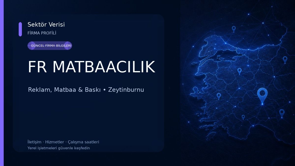 FR MATBAACILIK Reklam, Matbaa & Baskı