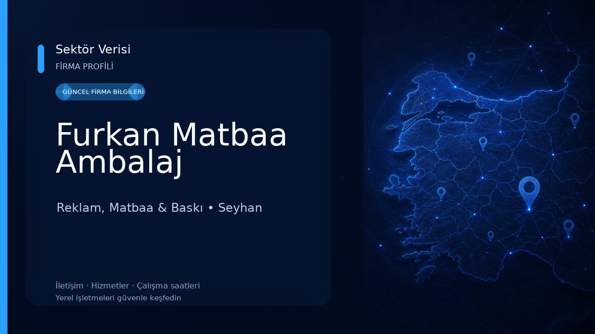 Furkan Matbaa Ambalaj Reklam, Matbaa & Baskı