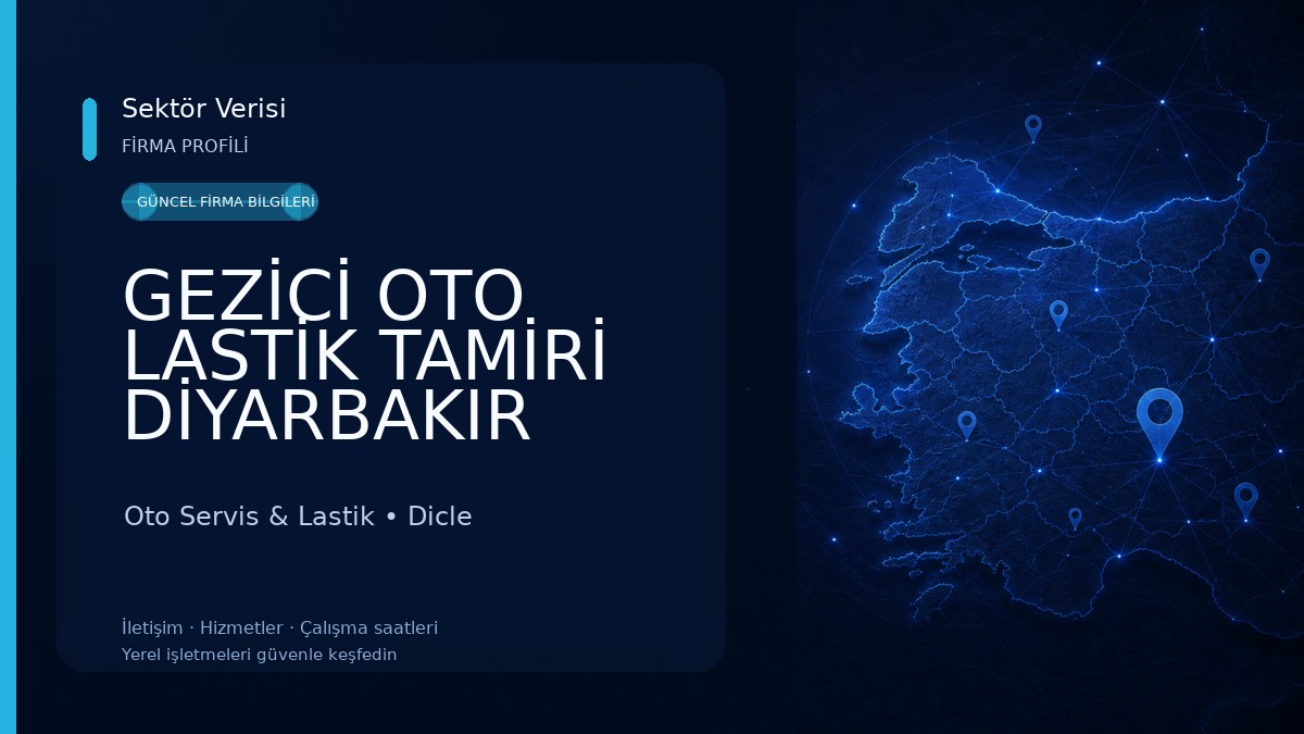 GEZİCİ OTO LASTİK TAMİRİ DİYARBAKIR Oto Servis & Lastik
