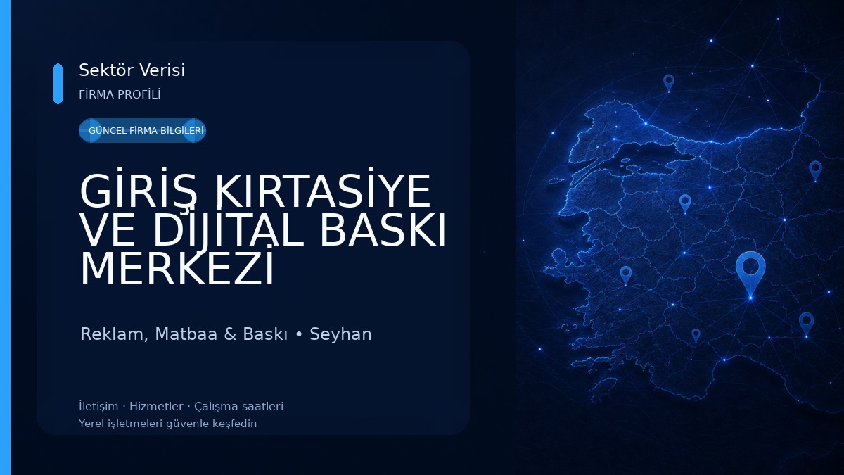 GİRİŞ KIRTASİYE VE DİJİTAL BASKI MERKEZİ Reklam, Matbaa & Baskı