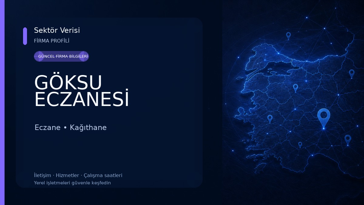 GÖKSU ECZANESİ Eczane