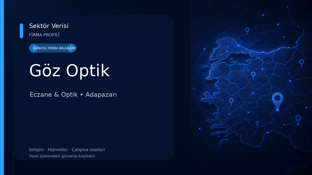 Göz Optik Eczane & Optik