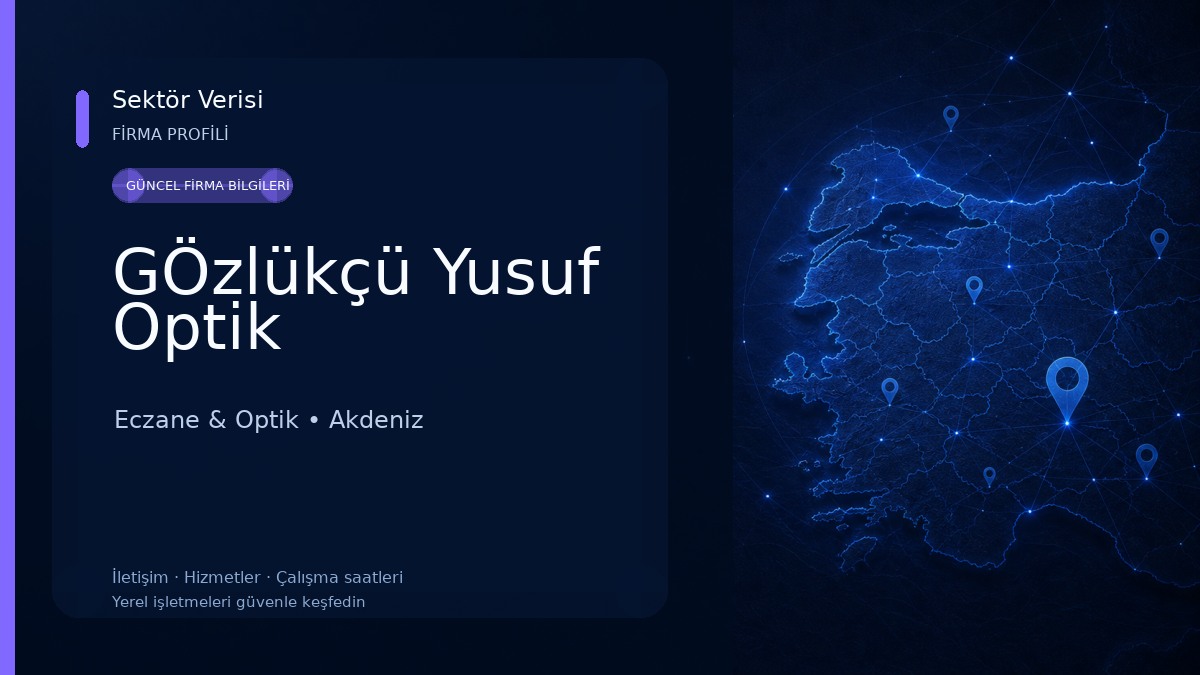 GÖzlükçü Yusuf Optik Eczane & Optik