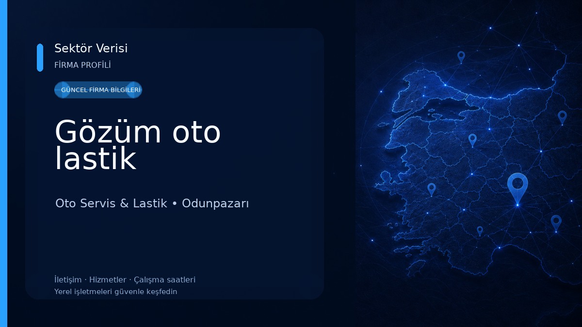 Gözüm oto lastik Oto Servis & Lastik