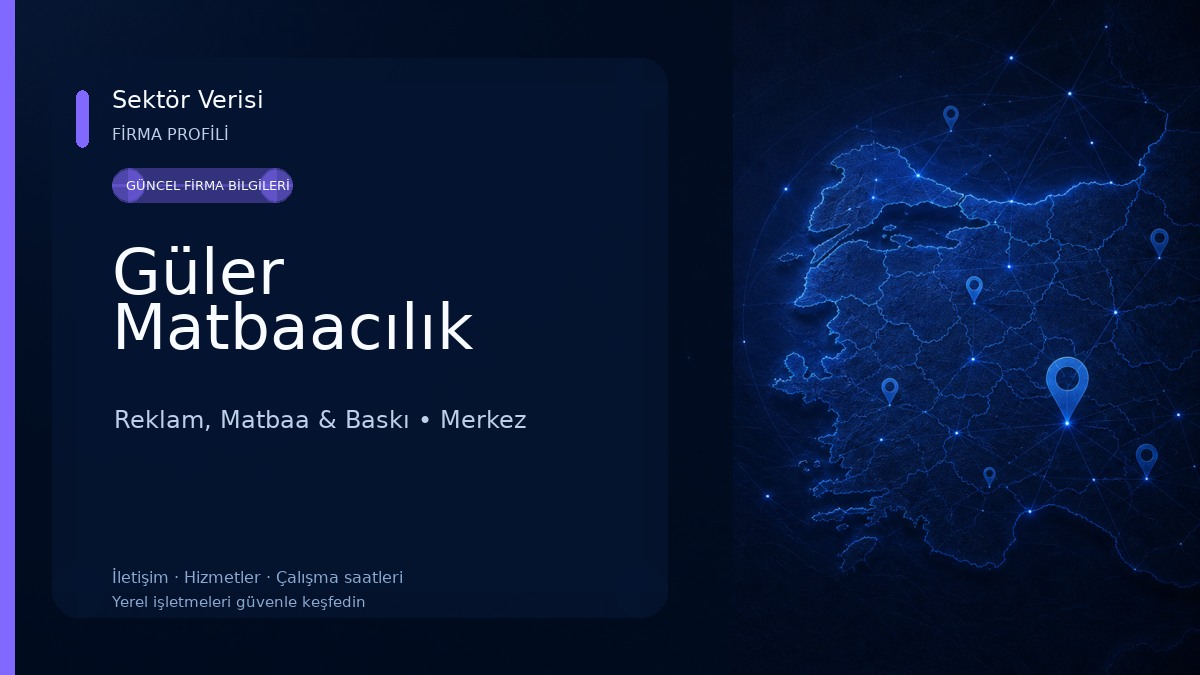 Güler Matbaacılık Reklam, Matbaa & Baskı