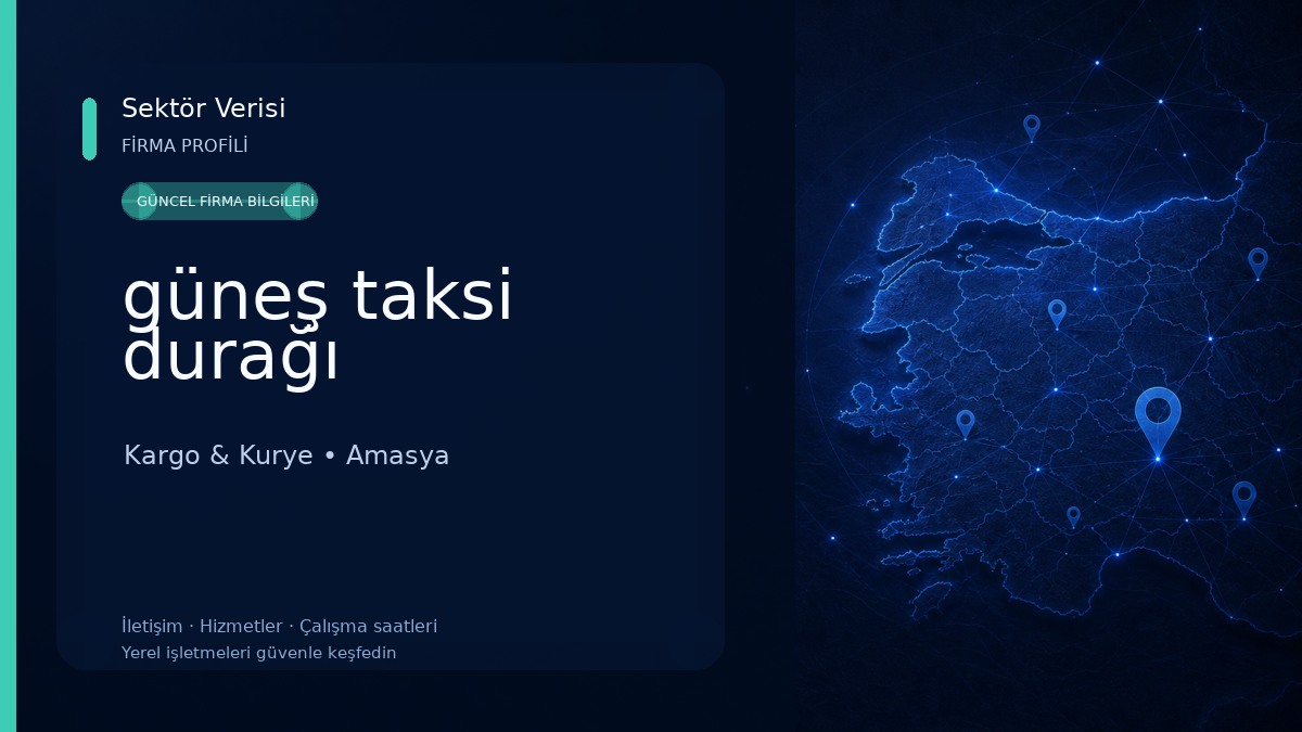 güneş taksi durağı Kargo & Kurye