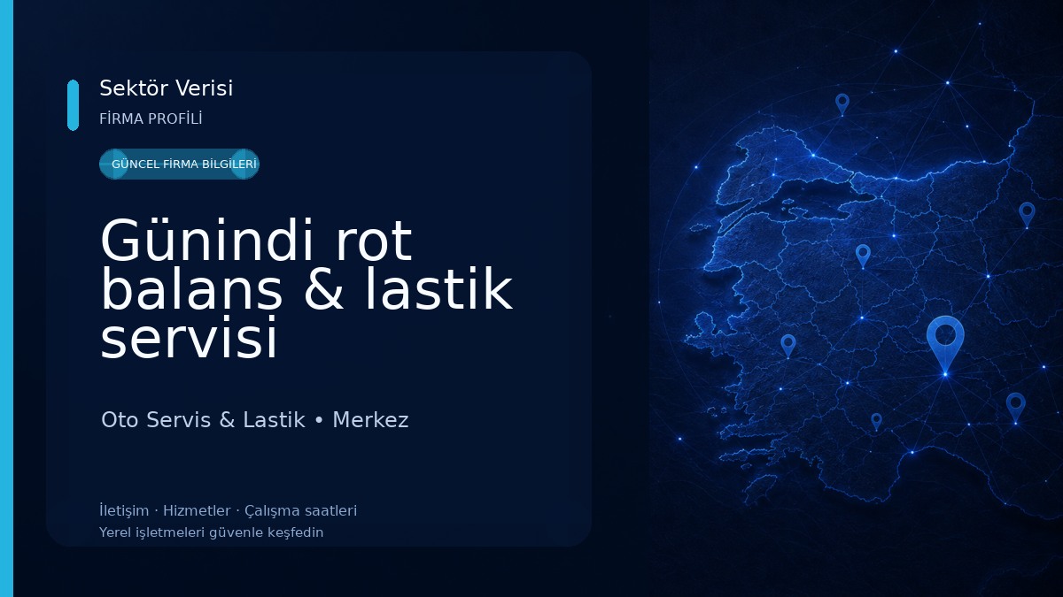 Günindi rot balans & lastik servisi 