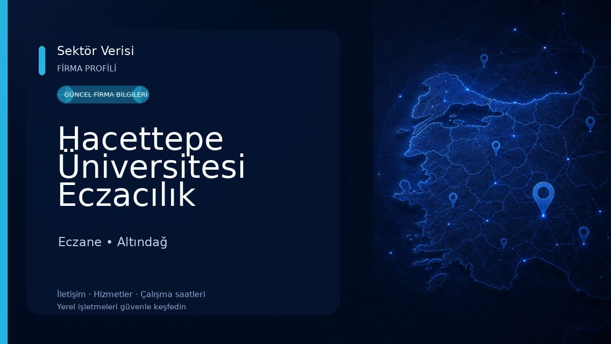 Hacettepe Üniversitesi Eczacılık Fakültesi Eczane