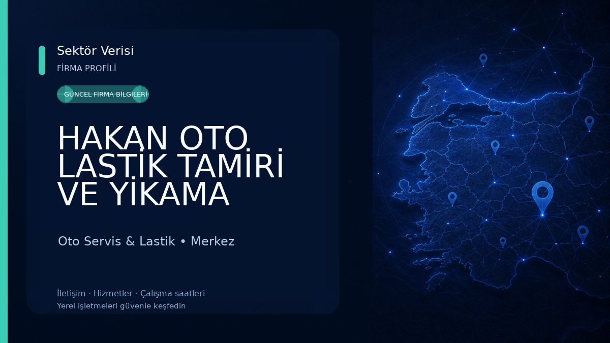 HAKAN OTO LASTİK TAMİRİ VE YİKAMA Oto Servis & Lastik