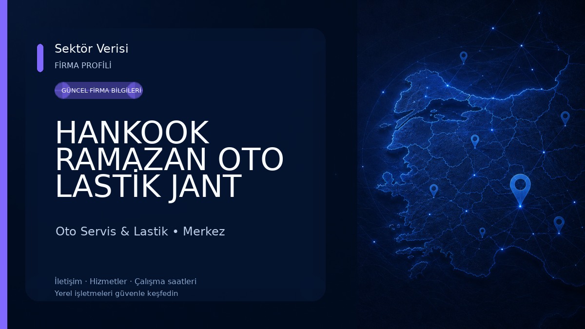 HANKOOK RAMAZAN OTO LASTİK JANT Oto Servis & Lastik