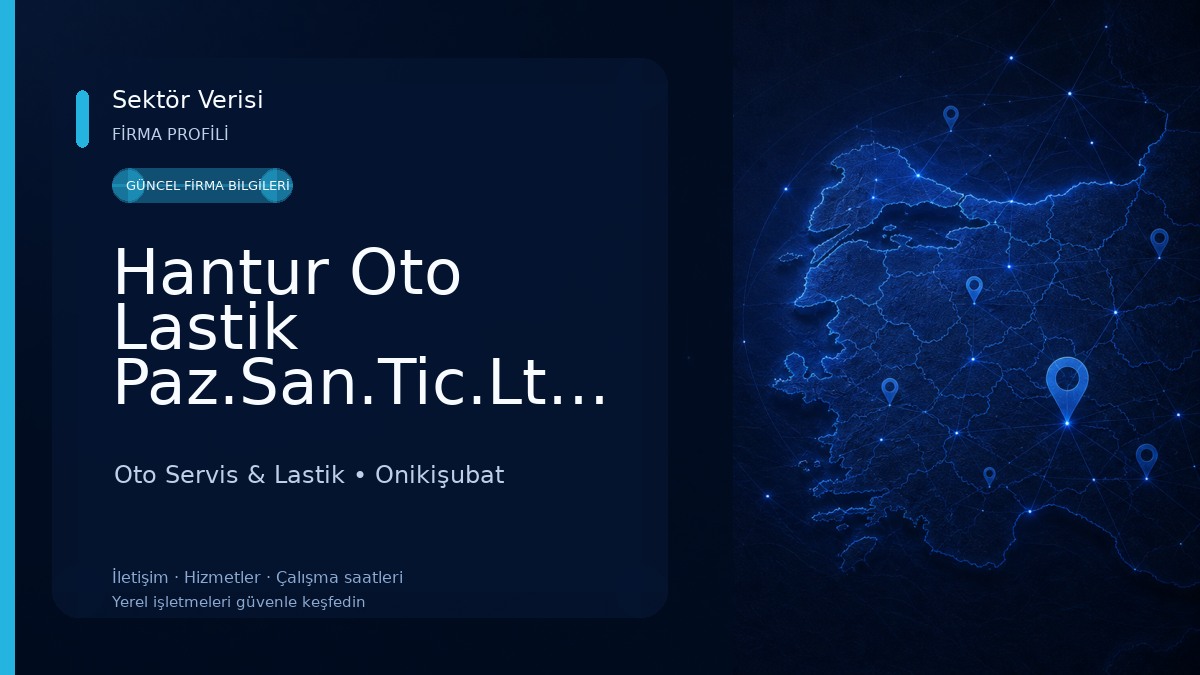 Hantur Oto Lastik Paz.San.Tic.Ltd.Şti Oto Servis & Lastik