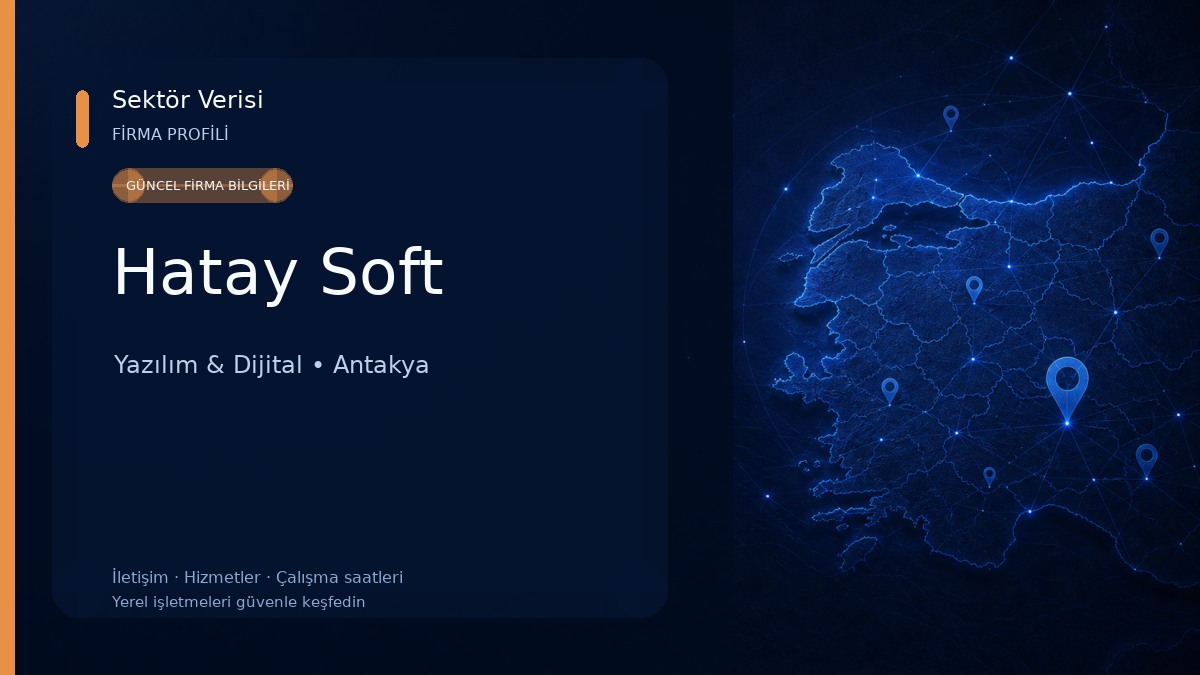 Hatay Soft Yazılım & Dijital
