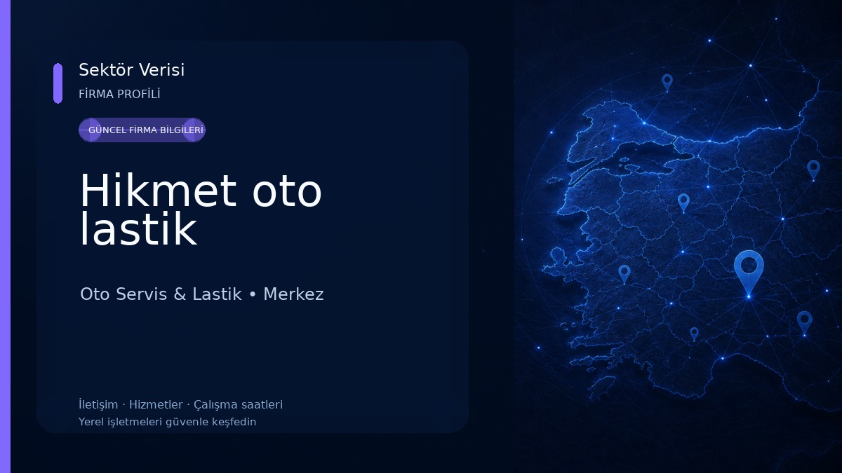 Hikmet oto lastik Oto Servis & Lastik