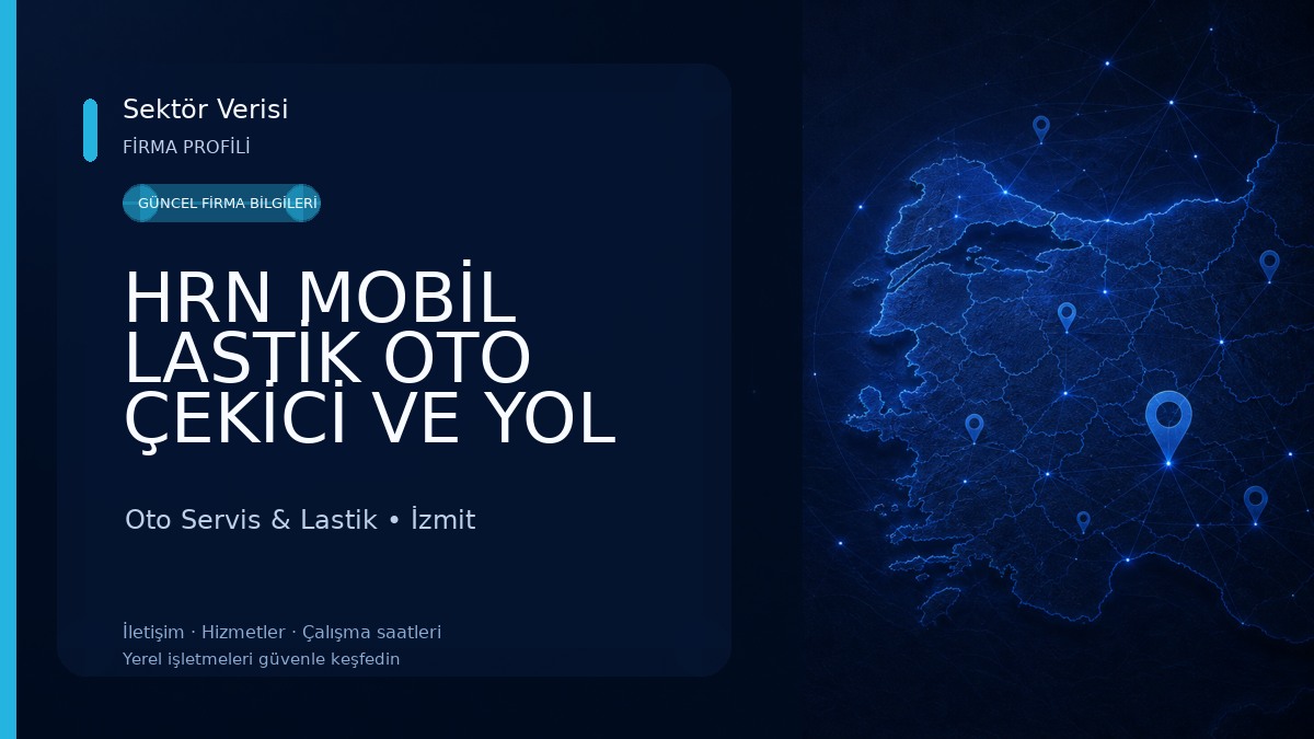 HRN MOBİL LASTİK OTO ÇEKİCİ VE YOL YARDIM HİZMETLERİ Oto Servis & Lastik