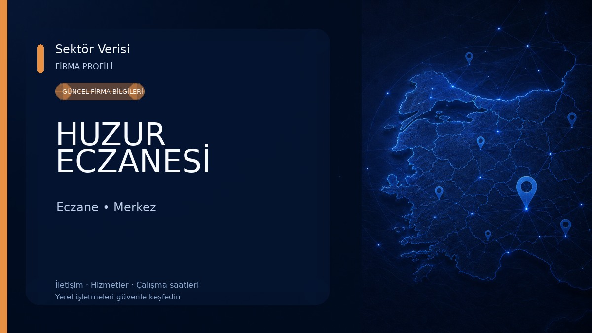 HUZUR ECZANESİ Eczane
