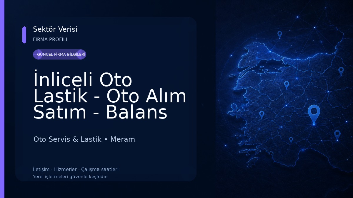 İnliceli Oto Lastik - Oto Alım Satım - Balans Ayarı Oto Servis & Lastik