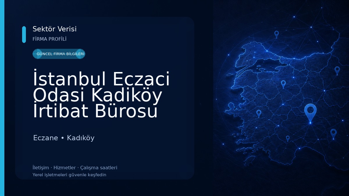 İstanbul Eczaci Odasi Kadiköy İrtibat Bürosu Eczane