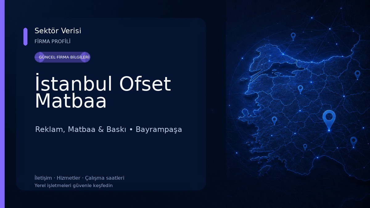 İstanbul Ofset Matbaa Reklam, Matbaa & Baskı