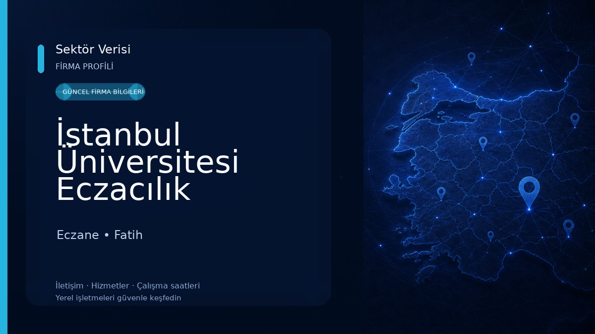 İstanbul Üniversitesi Eczacılık Fakültesi Eczane