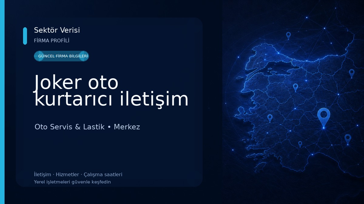 Joker oto kurtarıcı iletişim Oto Servis & Lastik