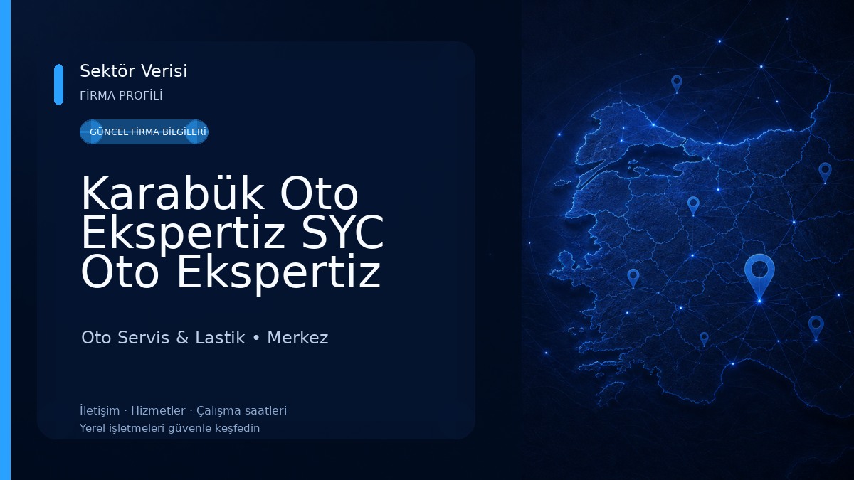 Karabük Oto Ekspertiz SYC Oto Ekspertiz Oto Servis & Lastik