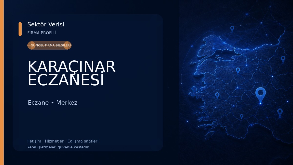 KARAÇINAR ECZANESİ Eczane