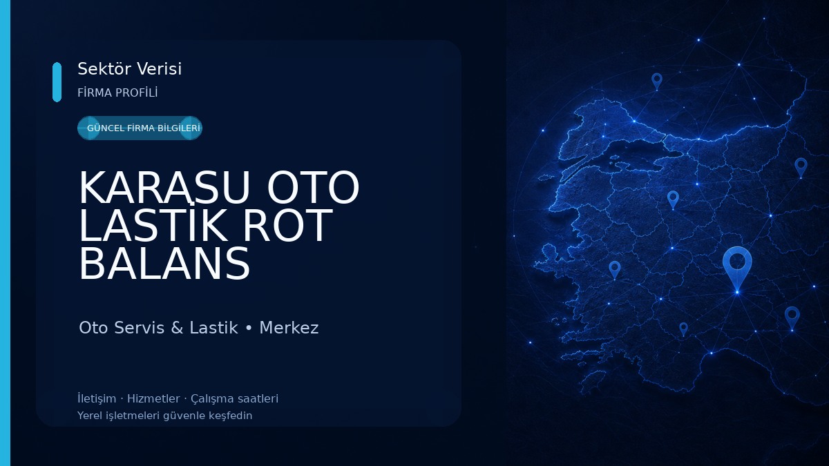 KARASU OTO LASTİK ROT BALANS Oto Servis & Lastik