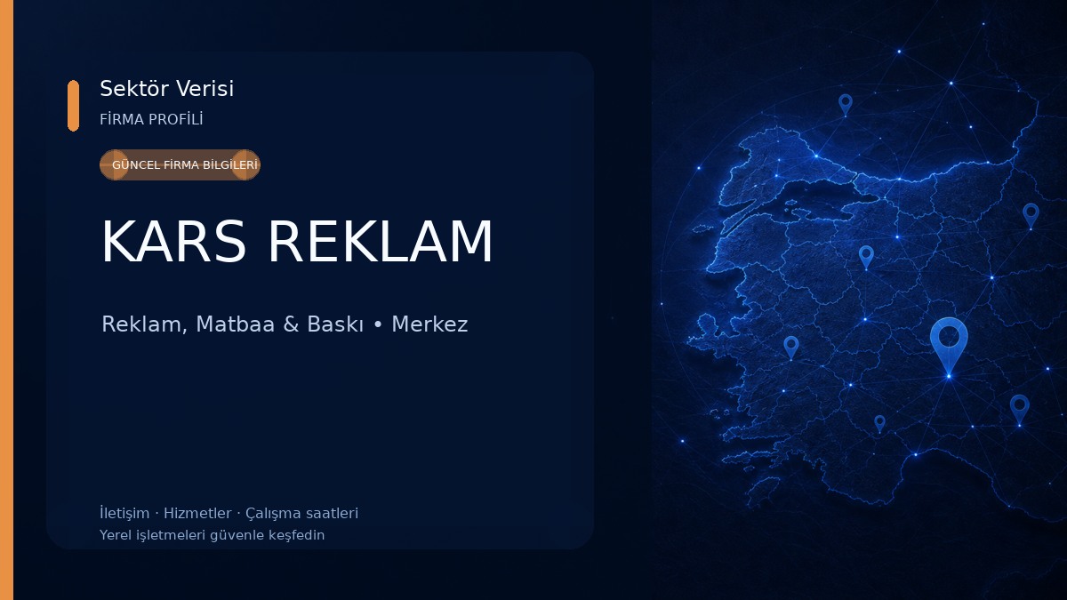 KARS REKLAM Reklam, Matbaa & Baskı