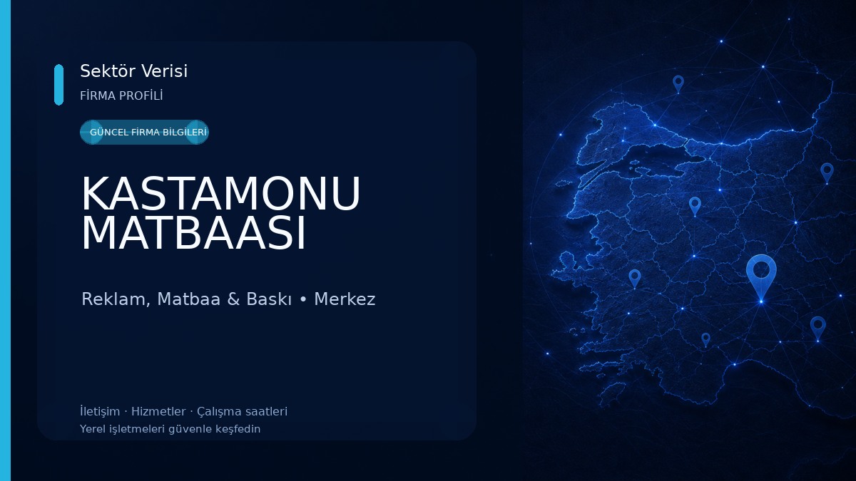 KASTAMONU MATBAASI Reklam, Matbaa & Baskı