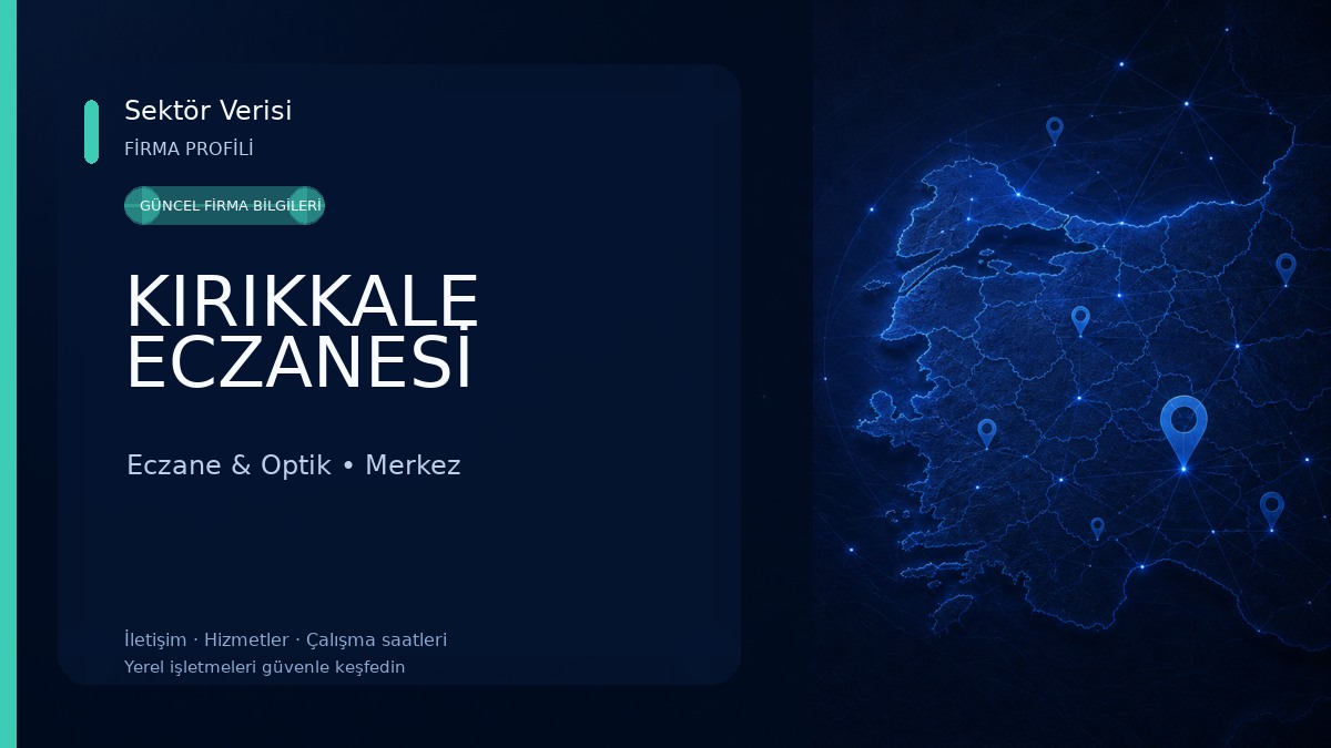 KIRIKKALE ECZANESİ 
