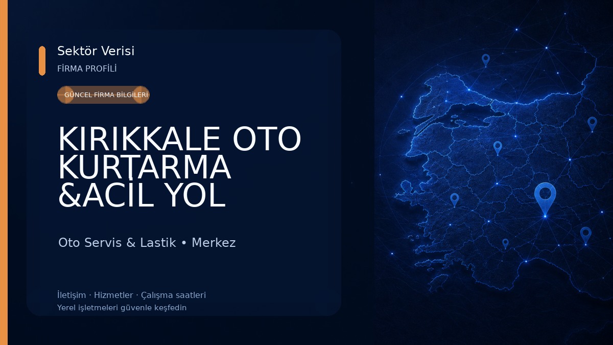 KIRIKKALE OTO KURTARMA &ACİL YOL YARDIM BURAKOTOKURTARMA Oto Servis & Lastik