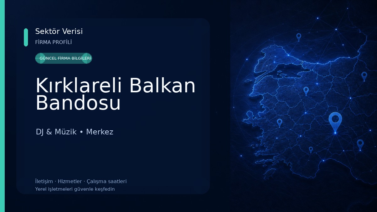 Kırklareli Balkan Bandosu DJ & Müzik