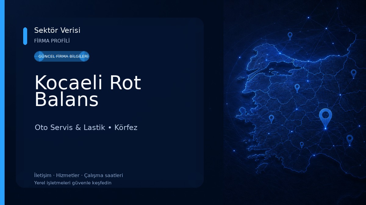 Kocaeli Rot Balans Oto Servis & Lastik