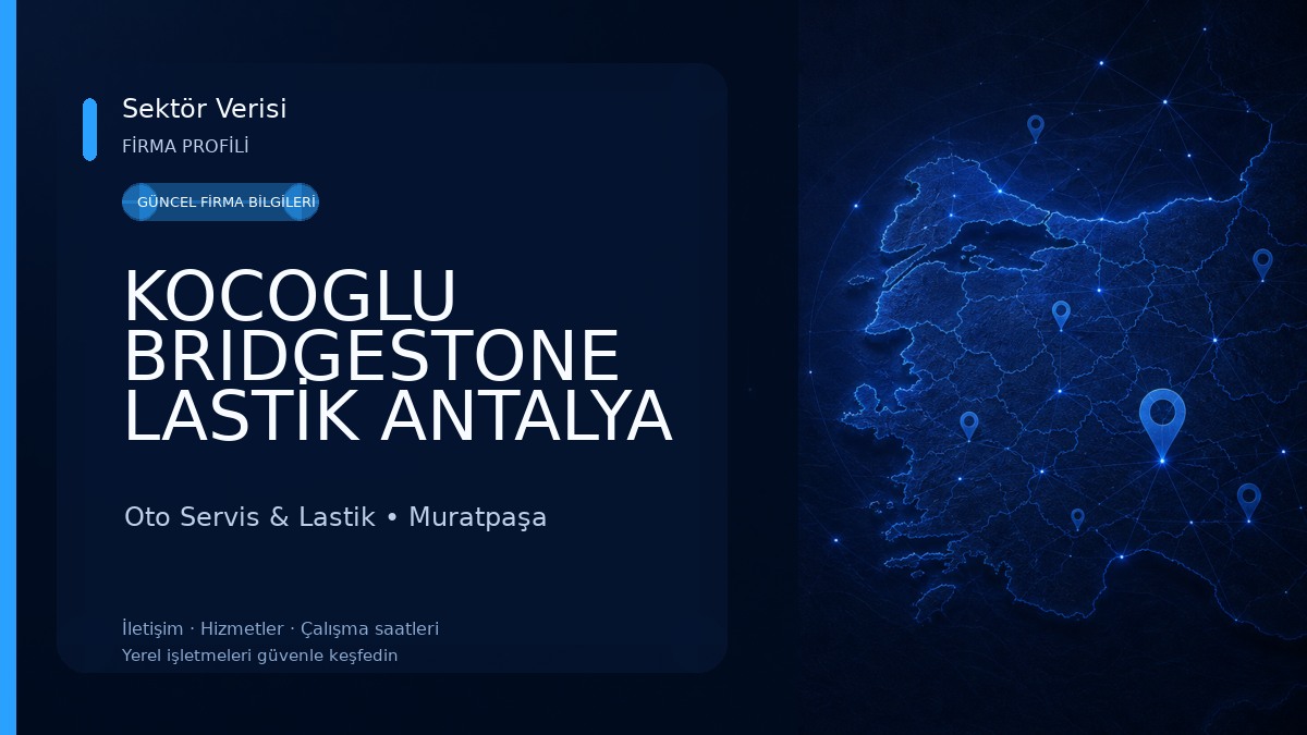 KOCOGLU BRIDGESTONE LASTİK ANTALYA LARA Oto Servis & Lastik