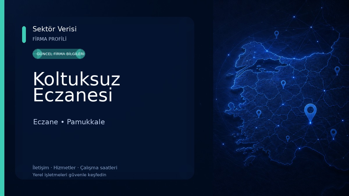 Koltuksuz Eczanesi Eczane