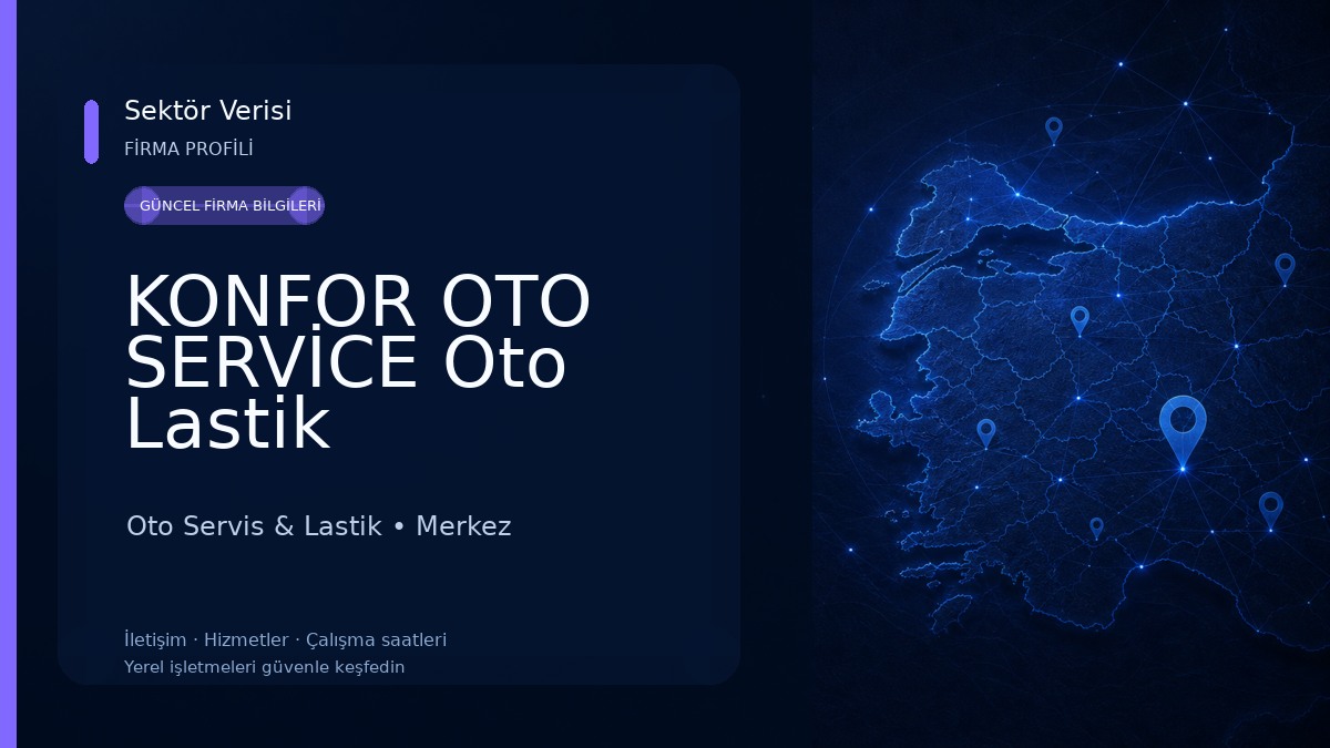 KONFOR OTO SERVİCE Oto Lastik &jantboyama& Rot Balans Oto Servis & Lastik