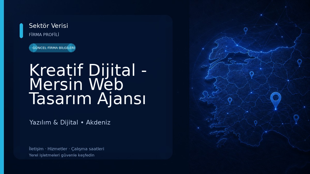 Kreatif Dijital - Mersin Web Tasarım Ajansı 