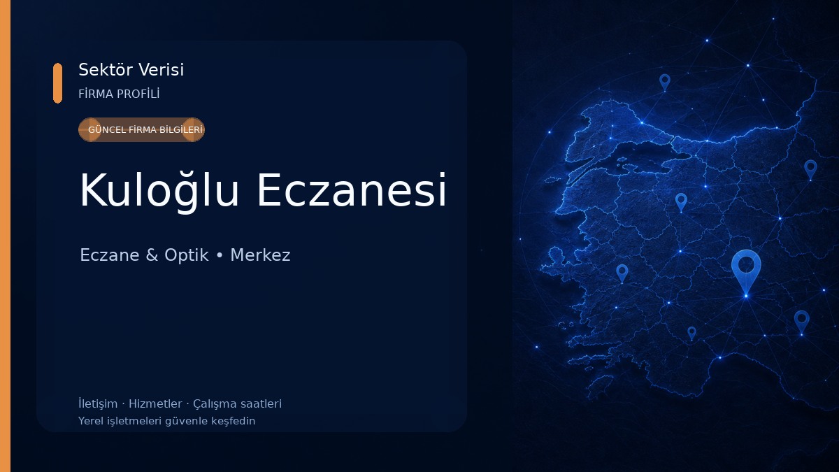 Kuloğlu Eczanesi Eczane & Optik