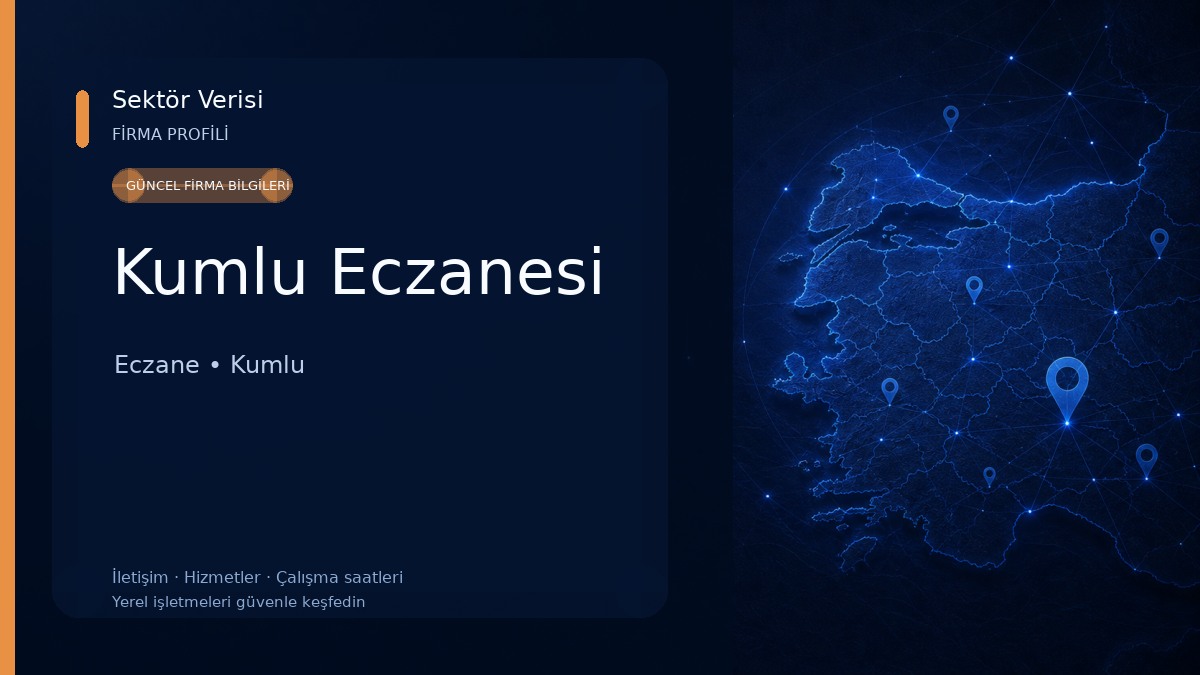 Kumlu Eczanesi Eczane