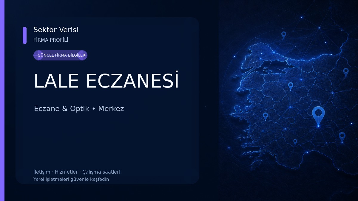 LALE ECZANESİ Eczane & Optik