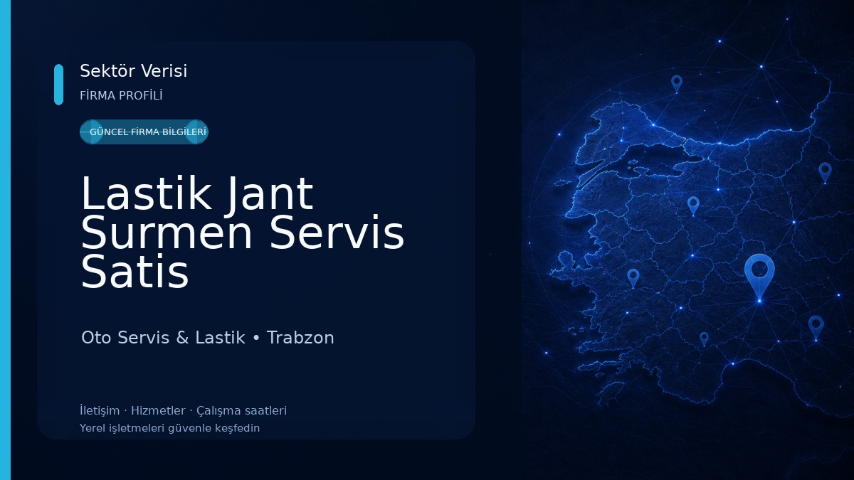 Lastik Jant Surmen Servis Satis 