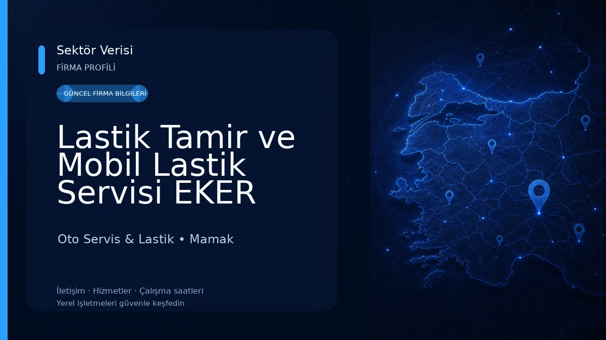 Lastik Tamir ve Mobil Lastik Servisi EKER OTO LASTİK Oto Servis & Lastik