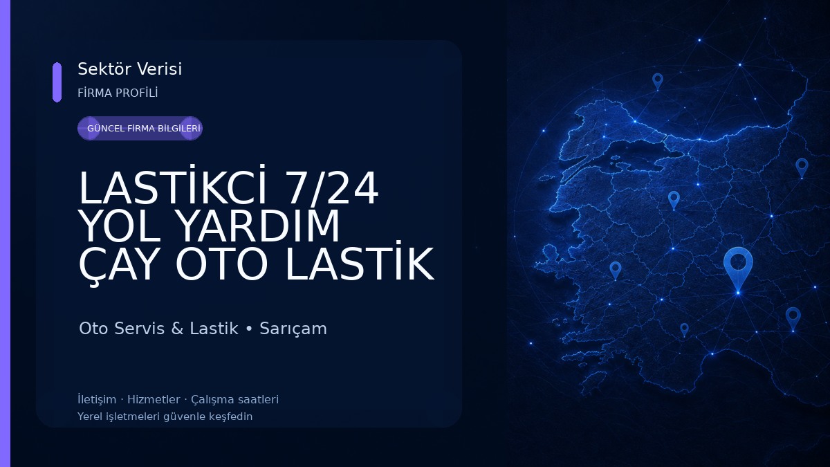 LASTİKCİ 7/24 YOL YARDIM ÇAY OTO LASTİK 7/24 Oto Servis & Lastik